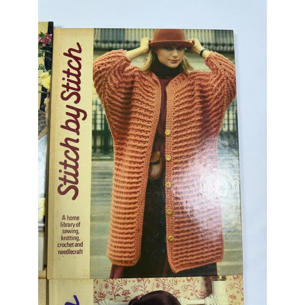 Stitch by Stitch Torstar Books Library Sewing Knitting Crochet Vol 1 3 4 5 1980s